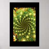 Green Vortex Poster (Voorkant)