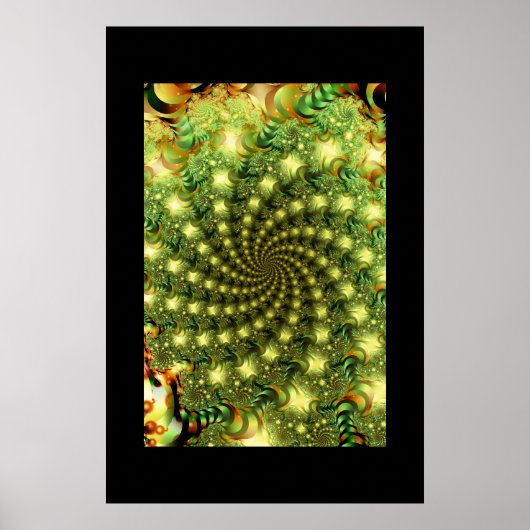 Green Vortex Poster (Voorkant)
