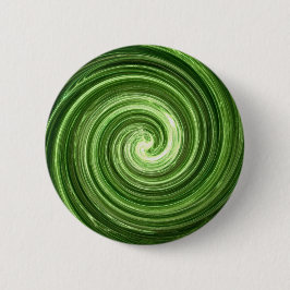 Green Vortex Ronde Button 5,7 Cm