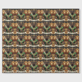 Green Warrior Purim Wrapping Paper Cadeaupapier (Vlak)