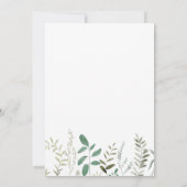 green watercolor cross First Communion Kaart (Achterkant)