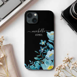 Green Watercolor Flowers  Case-Mate iPhone Case