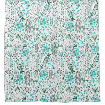 Green Watercolor Foliage