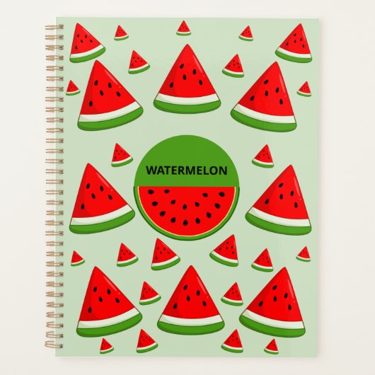 Green & Watermelon Dreams Planner (Voorkant)