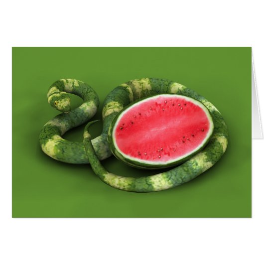 Green Watermelon Snake (Voorkant Horizontaal)