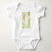 Green Waterverf Cactus Silhouette Romper (Voorkant)