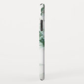 Green Waterverf Ombre Marble Monogram Case-Mate iPhone Case (Achterkant/rechts)