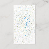 Green Waterverf Stain - Monogram Visitekaartje (Achterkant)