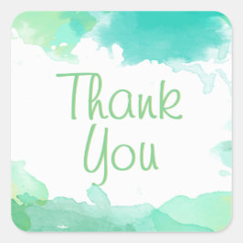 Green Waterverf Sticker