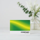 Green Wave Abstract Visitekaartje (Staand voorkant)