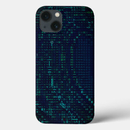 Green Wave Digital Abstract Case-Mate iPhone Case