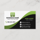 Green Wave Professional Tree Lawn Care Visitekaartje (Voorkant)
