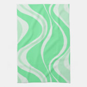 Green Waves keukenhanddoek (Verticaal)