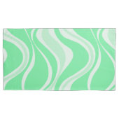 Green Waves-Kussensloop Kussensloop (Voorkant-Links)