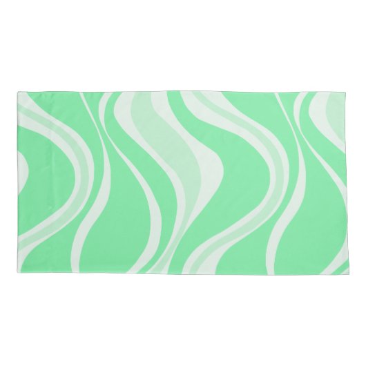 Green Waves-Kussensloop Kussensloop (Achterkant-Links)