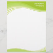 Green Waves letterhead Custom Briefhoofd (Voorkant)