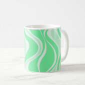 Green Waves Mug Koffiemok (Voorkant rechts)