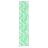 Green Waves Table Runner Korte Tafelloper (Voorkant)