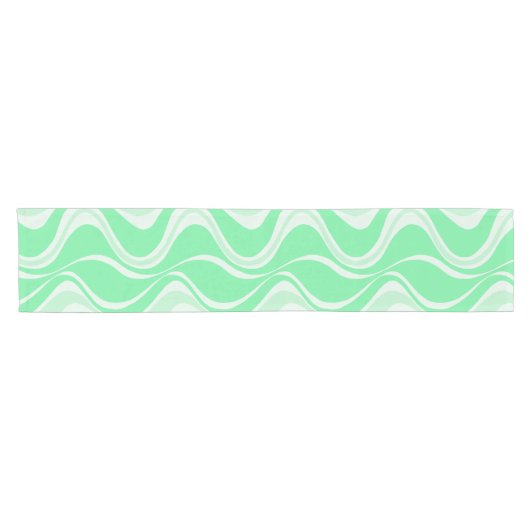 Green Waves Table Runner Korte Tafelloper (Horizontaal)