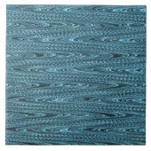 Green Wavy Decorative Ceramic Tegel Tegeltje (Voorkant)