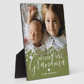 Green We houden van je oma foto Fotoplaat (Zijkant)