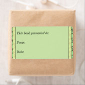 Green Weave Book Gift Etiket (Insitu)