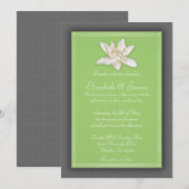 Green Wedding Invitations Kaart (Voorkant / Achterkant)