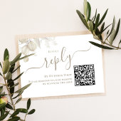 Green Wedding RSVP Aangepast antwoord