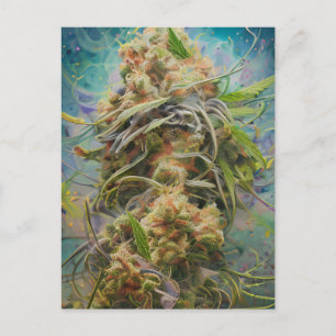 Green Weed Briefkaart