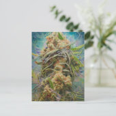 Green Weed Briefkaart (Staand voorkant)