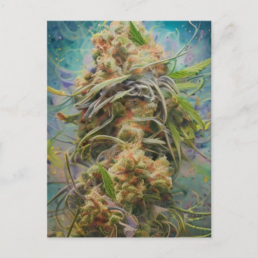 Green Weed Briefkaart (Voorkant)