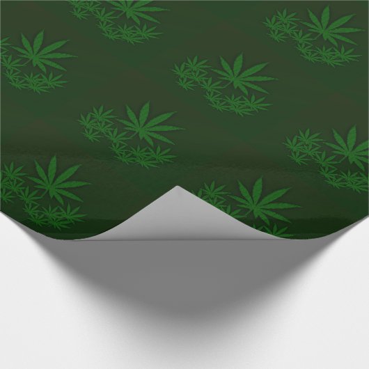 Green Weed Cadeaupapier (Hoek)