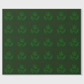 Green Weed Cadeaupapier (Vlak)