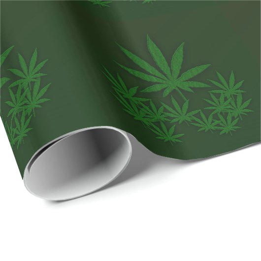 Green Weed Cadeaupapier (Rol Hoek)