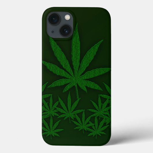 Green Weed Case-Mate iPhone Case (Achterkant)