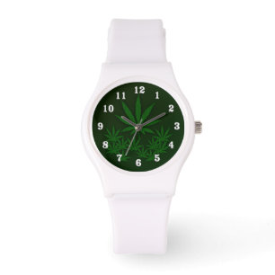Green Weed Horloge