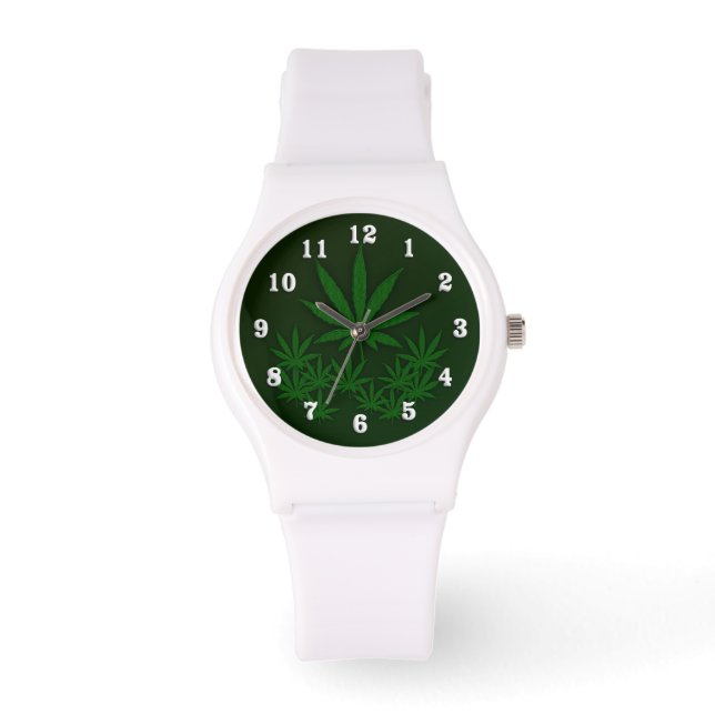 Green Weed Horloge (Voorkant)