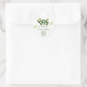 Green Weenies & Tinis Grappig Martini Verjaardagsf Ronde Sticker (Tas)