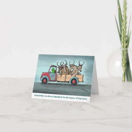 Green Weenii "Bad Gnus" Note Kaart (Voorkant)