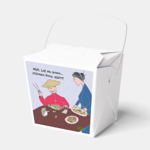 Green Weenii "Chinese Food" Favor Box Bedankdoosjes