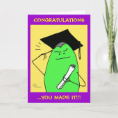 Green Weenii "De Afstuderen" Kaart (Voorkant)