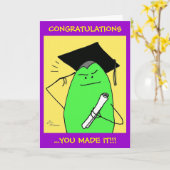 Green Weenii "De Afstuderen" Kaart (Gele Bloem)