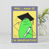 Green Weenii: "Ik heb het gemaakt!" Afstuderen Uit Kaart (Staand voorkant)