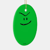 Green Weenii-kerstversiering Keramisch Ornament (Rechts)