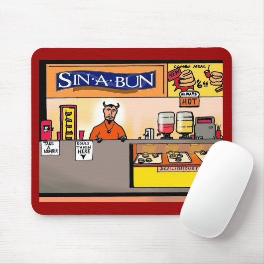 Green Weenii "Sin-A-Bun" Mousepad Muismat (Met muis)