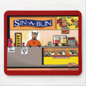 Green Weenii "Sin-A-Bun" Mousepad Muismat (Voorkant)
