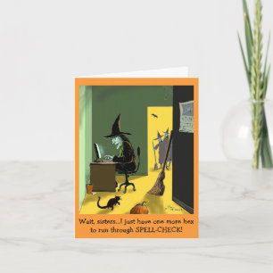 Green Weenii "Spell Check"-kaart Kaart