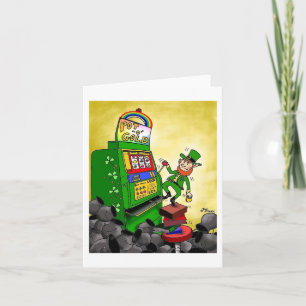 Green Weenii "The Luck of the Irish" Note Card Kaart