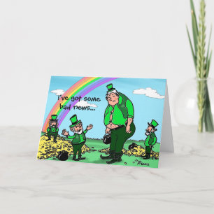 Green Weenii "The Wee Folk" St. Patrick's Day Kaar Kaart