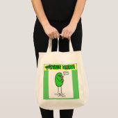 Green Weenii "Yum" Grocery Bag Tote Bag (Voorkant (product))